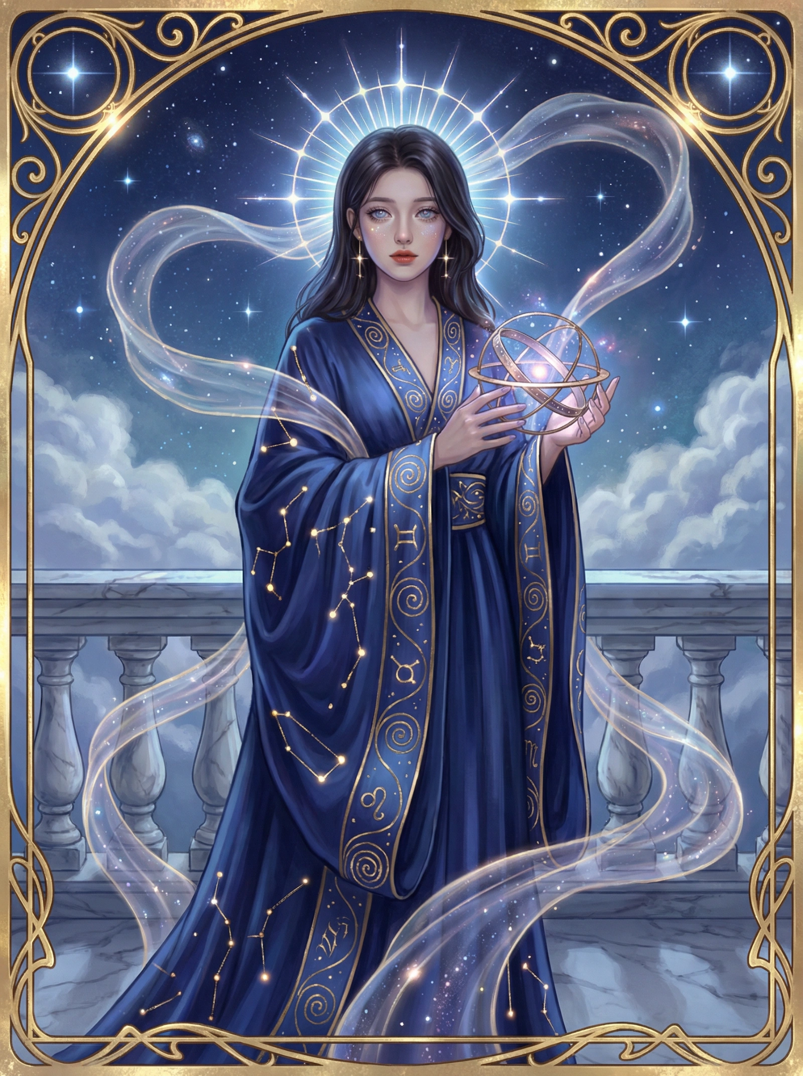 Celestial Night Sky Enchantress