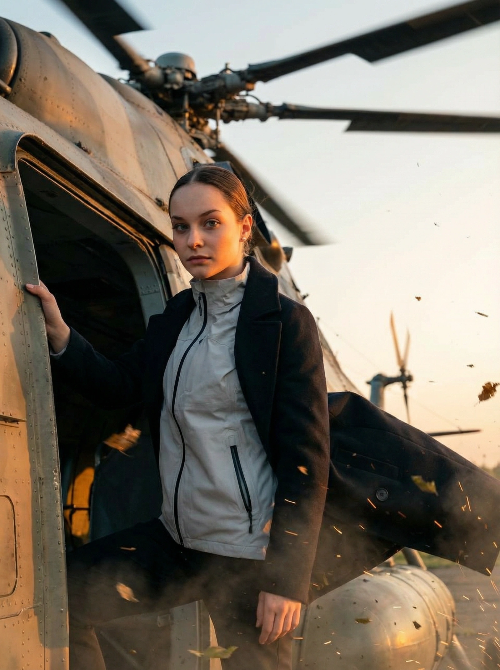 Cinematic Heroine Helicopter