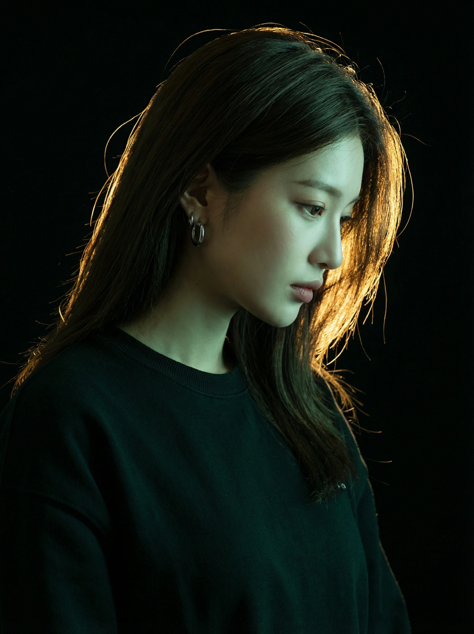 Cinematic Introspective Portrait