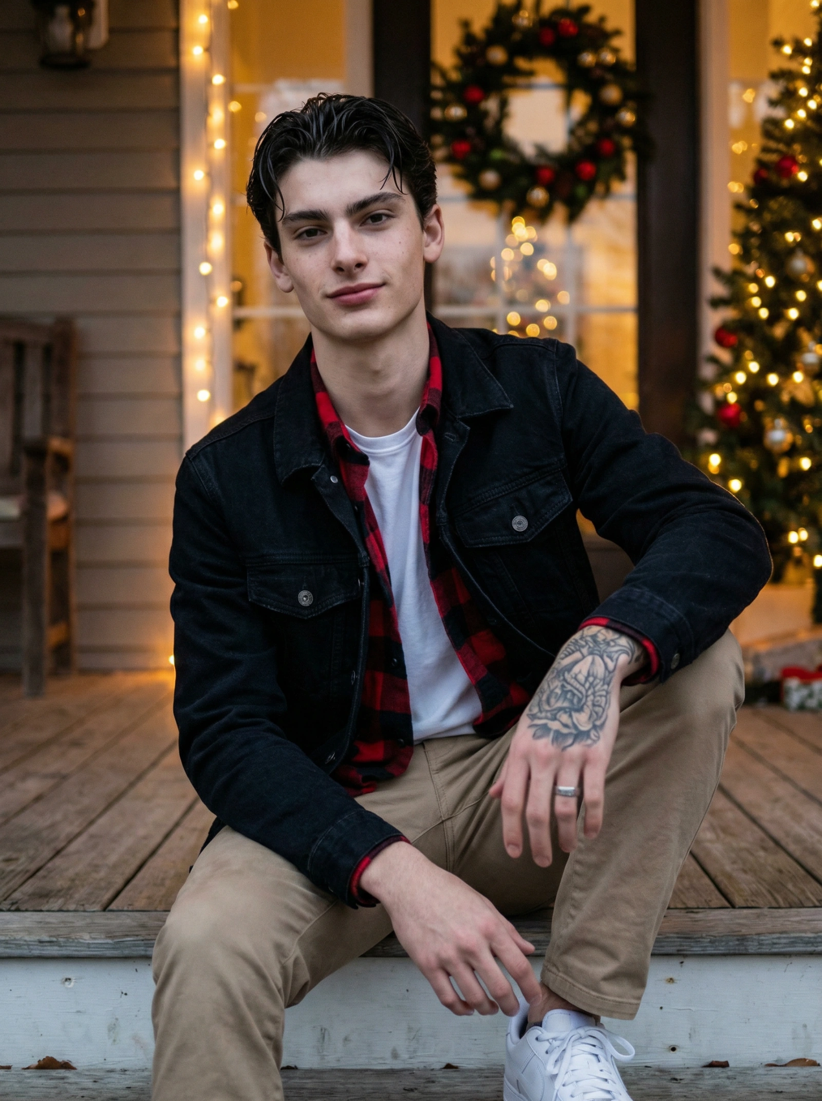 Cinematic Porch Portrait