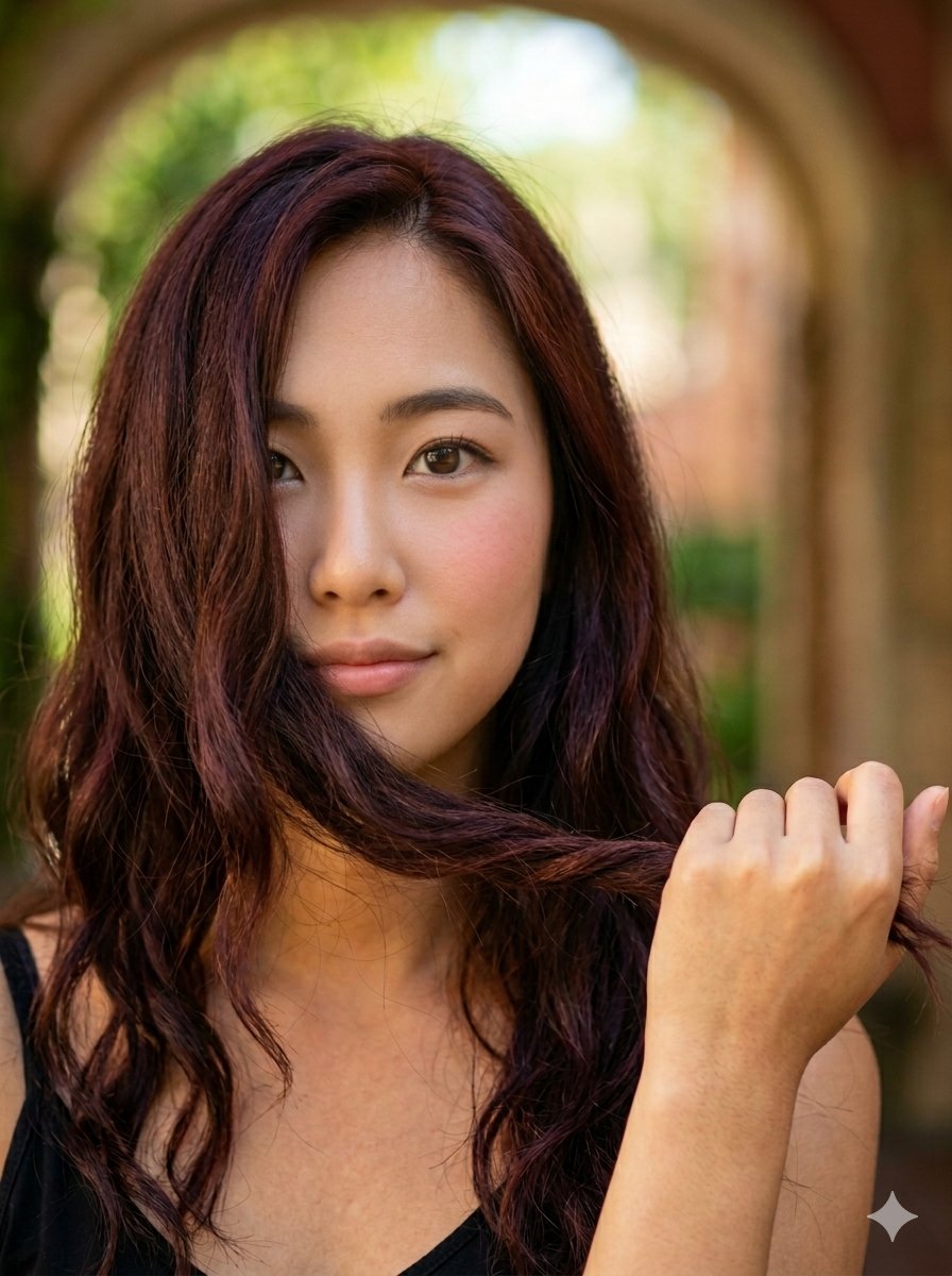 Cute Korean woman portrait in soft...