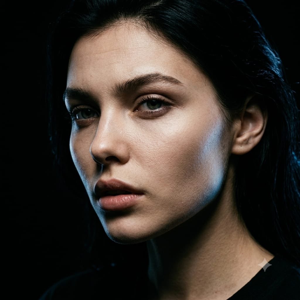 Dark cinematic Obssesive skin Portrait Image...