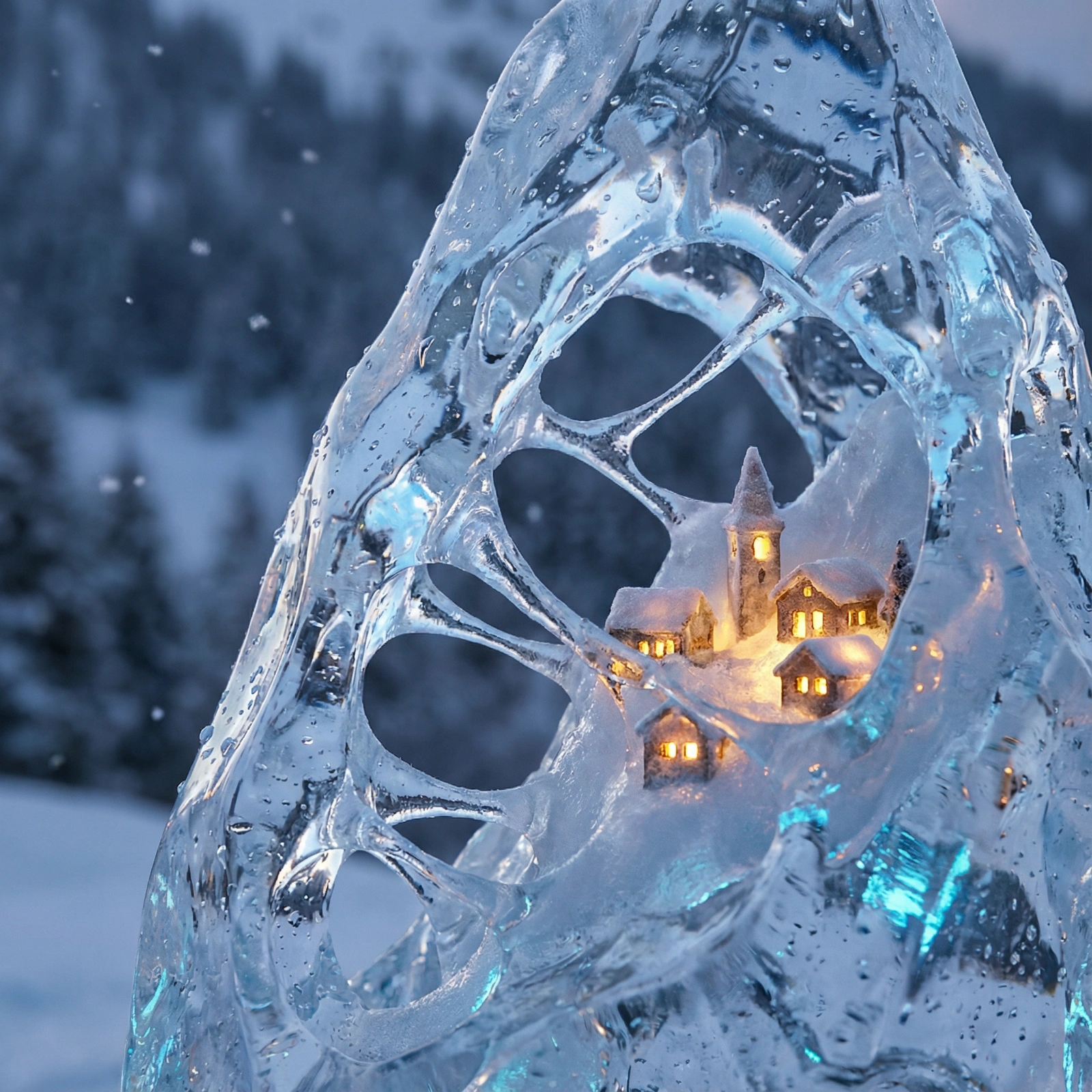 Frosty Alpine Ice Shard