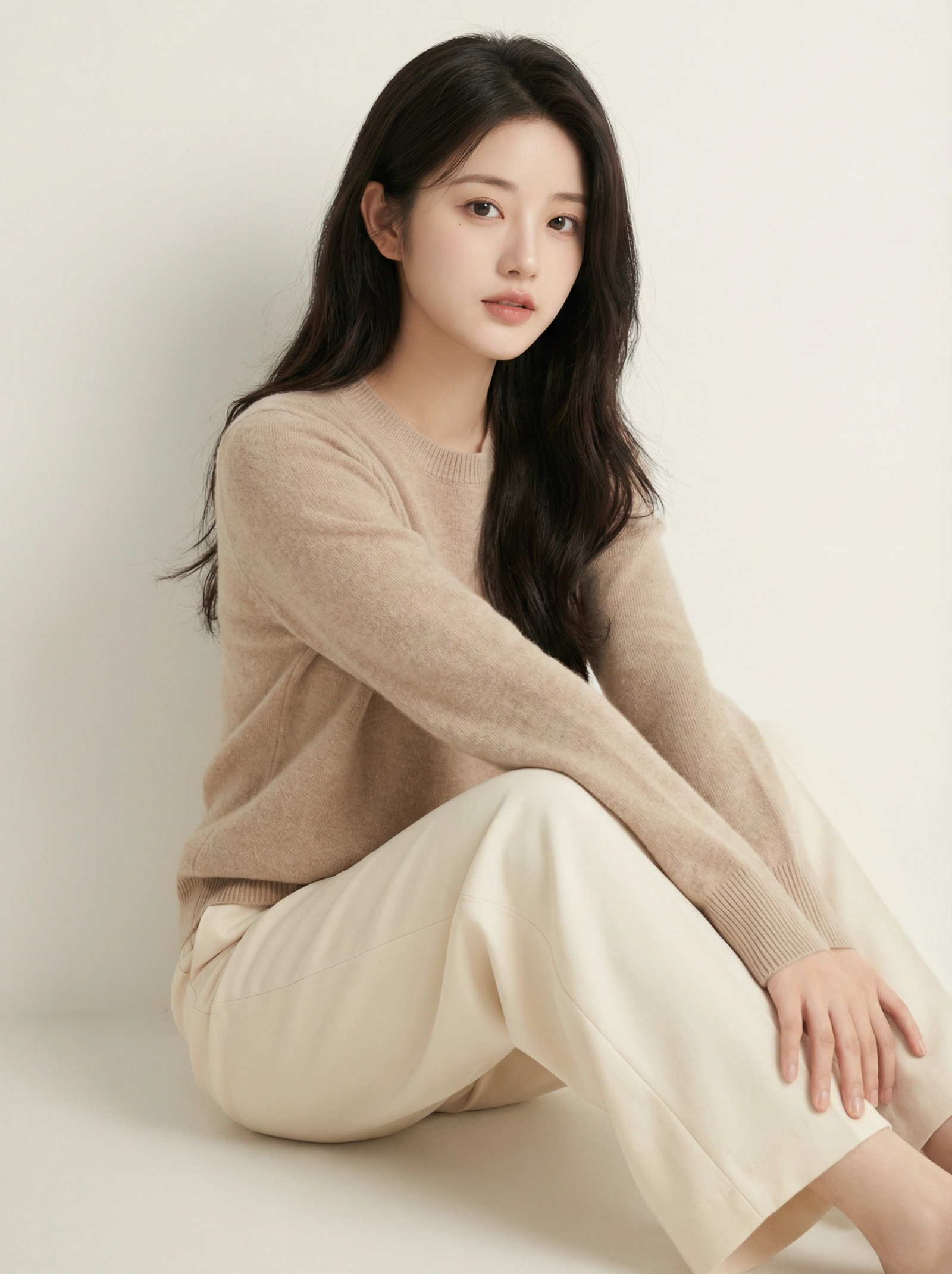 Glossy Fashion Portrait