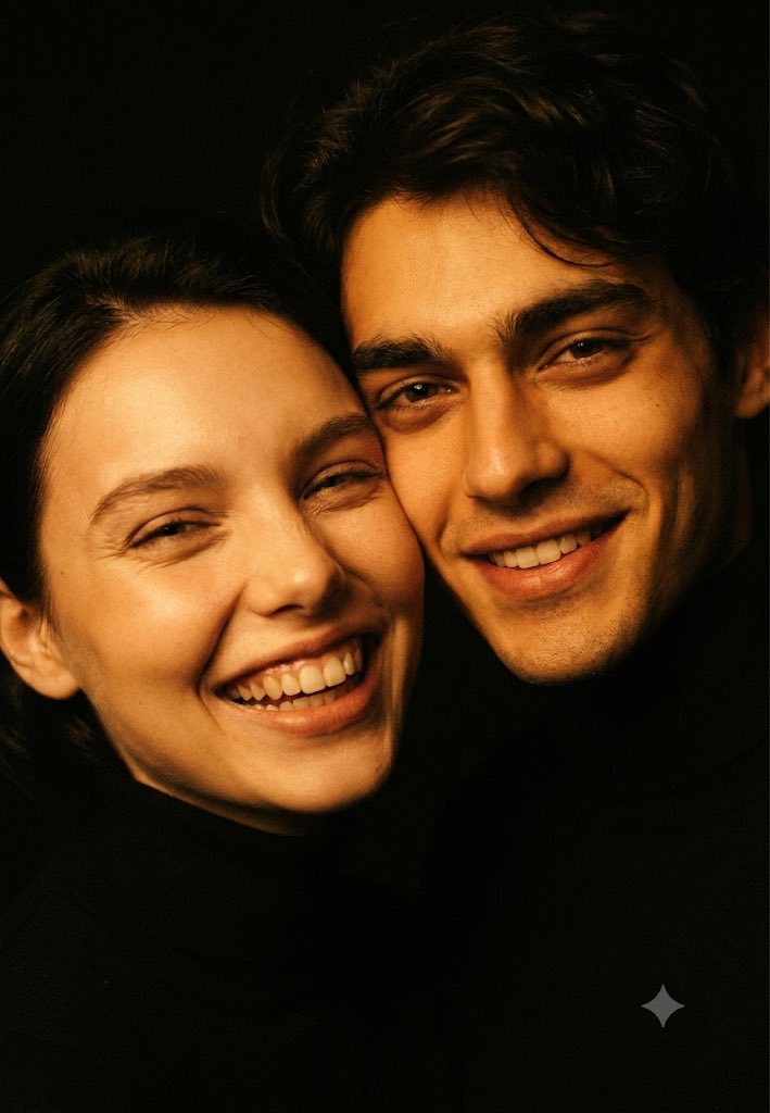 Happy Couple Portrait Images Google Gemini...