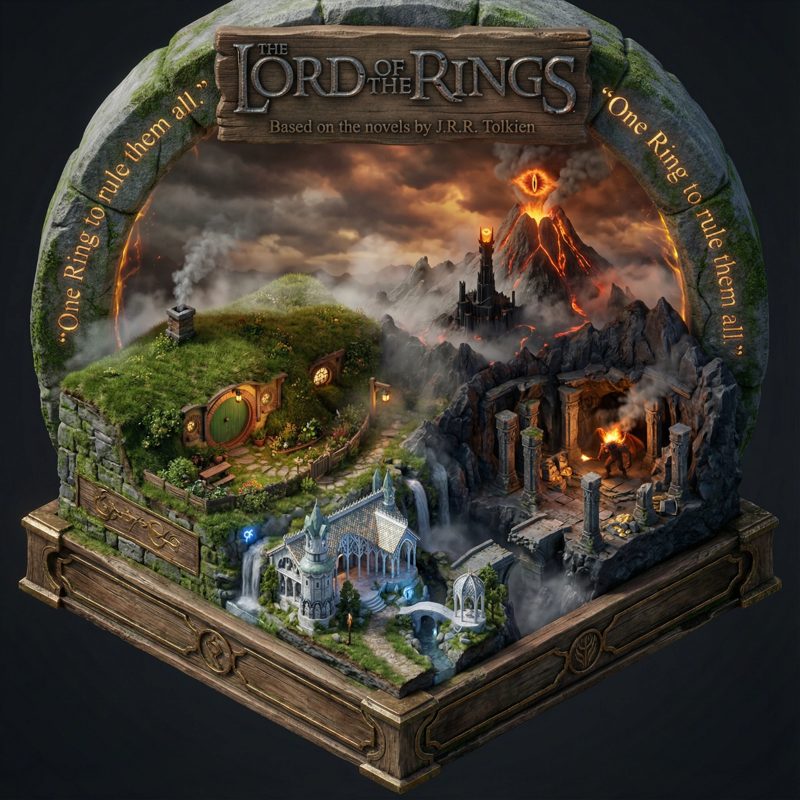 LOTR Miniature Diorama