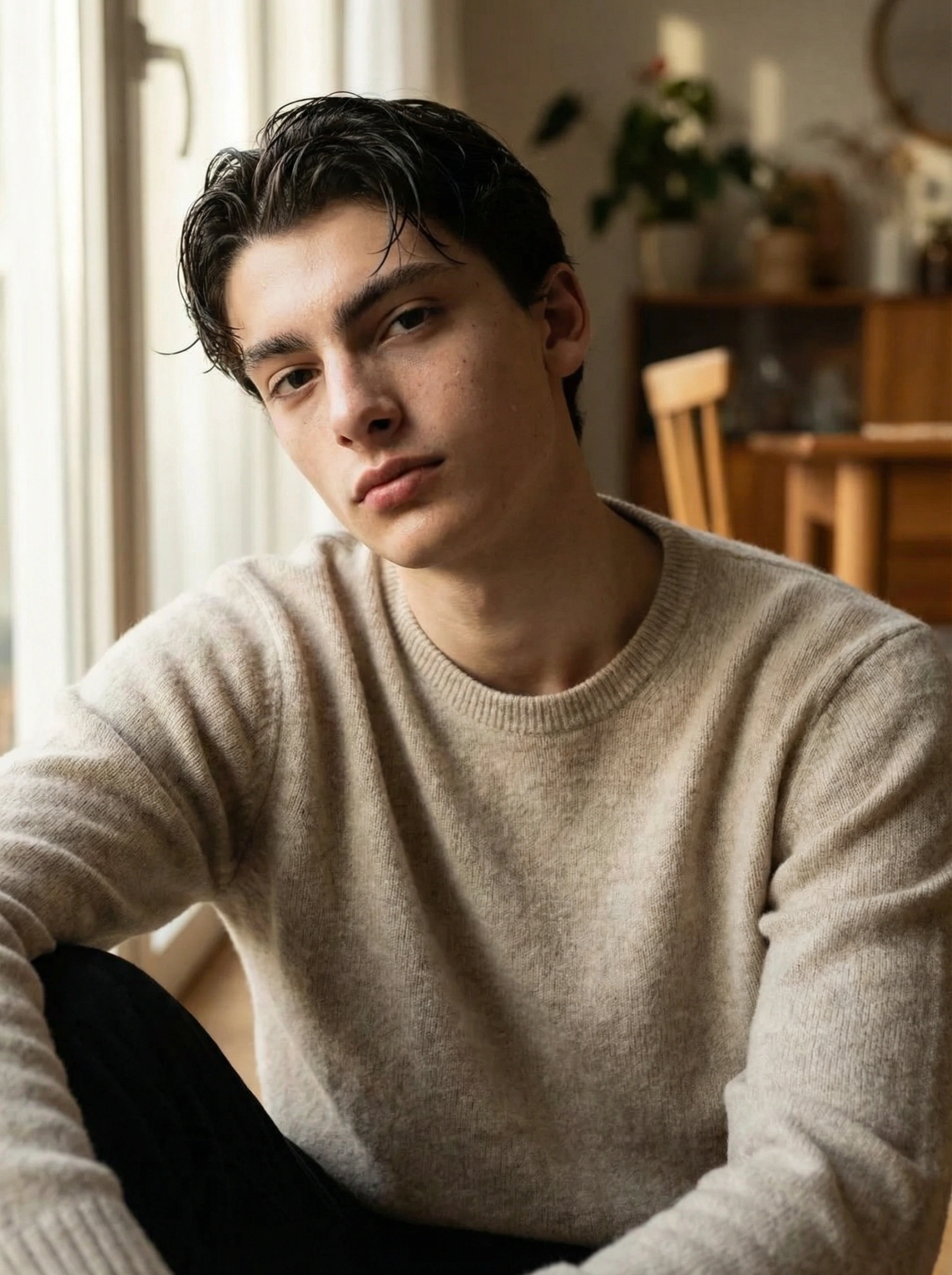 Mid-20s Man Morning Portrait