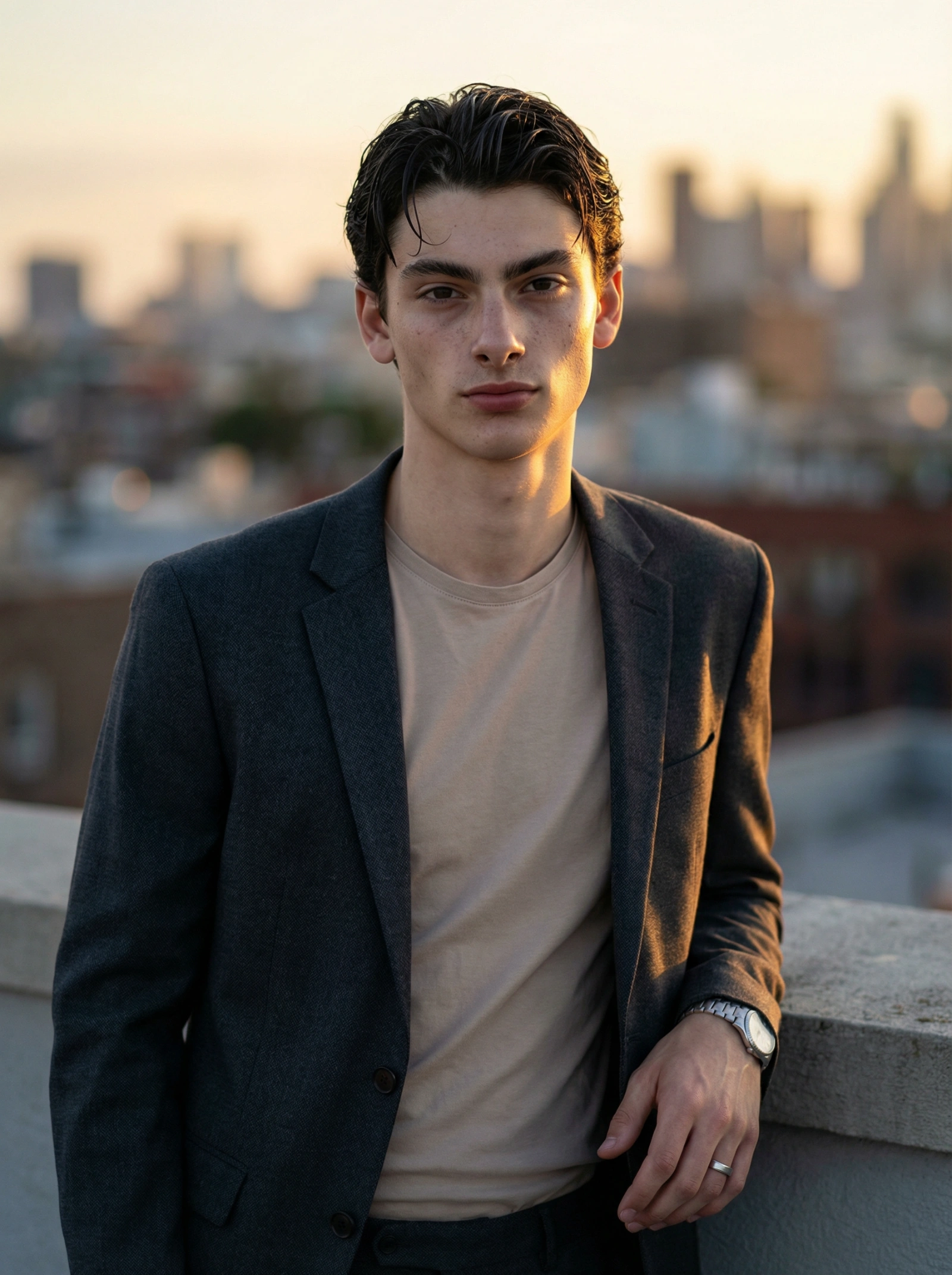 Mid-20s Sunset Rooftop