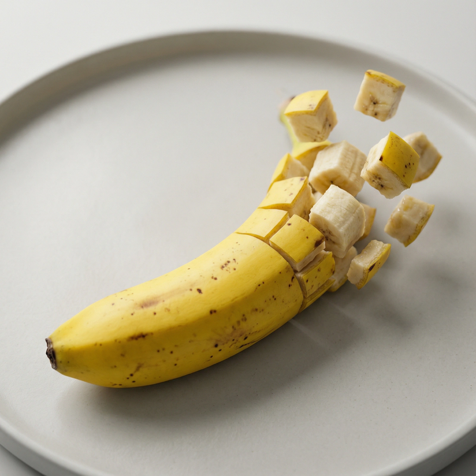 Minimalist Pixel Banana