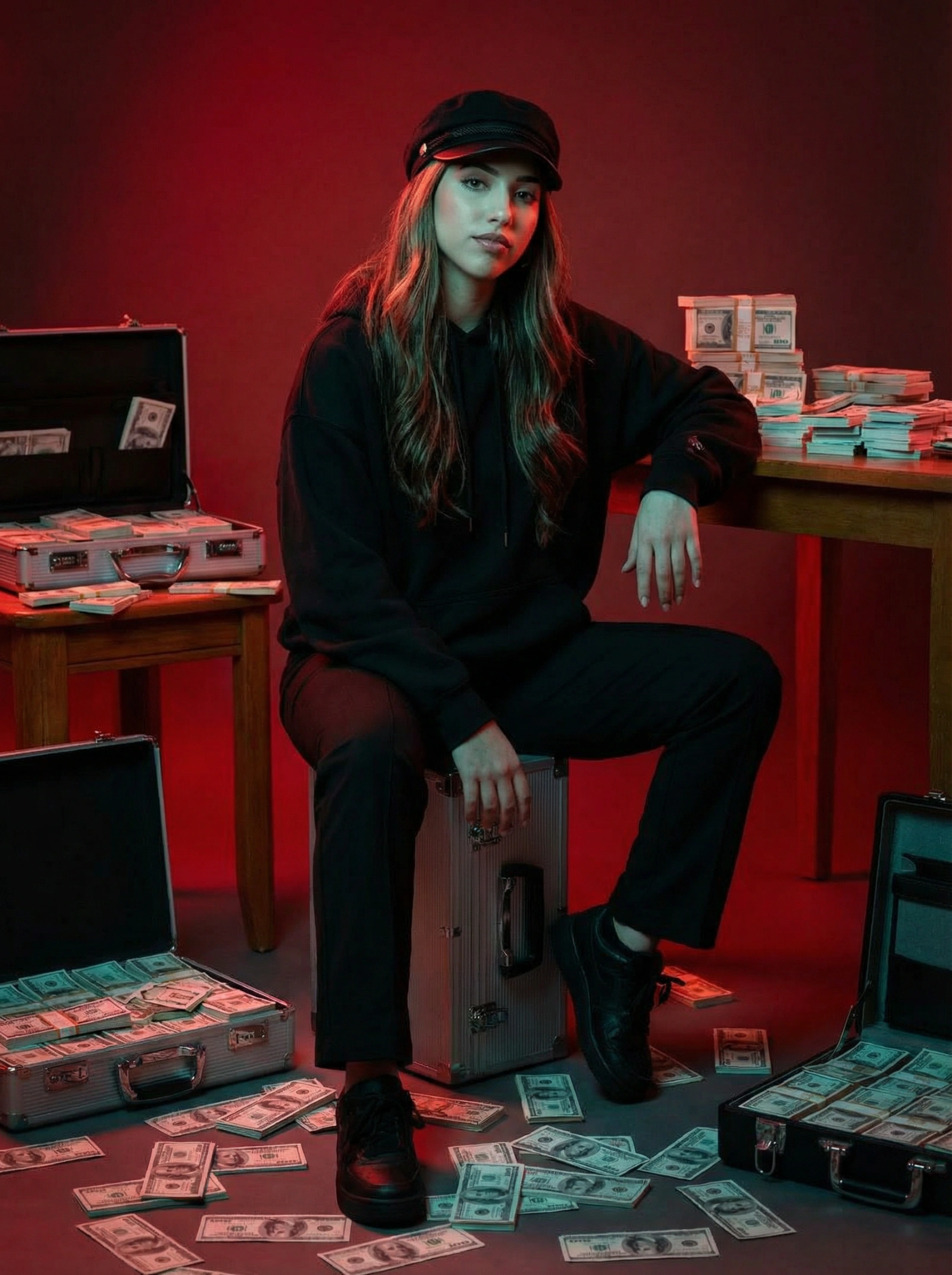 Mysterious Cash-Lit Portrait