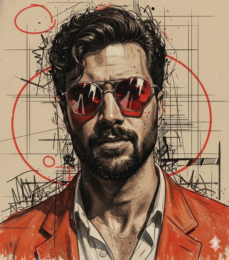 Prompt Create a bold expressive mixedmedia...