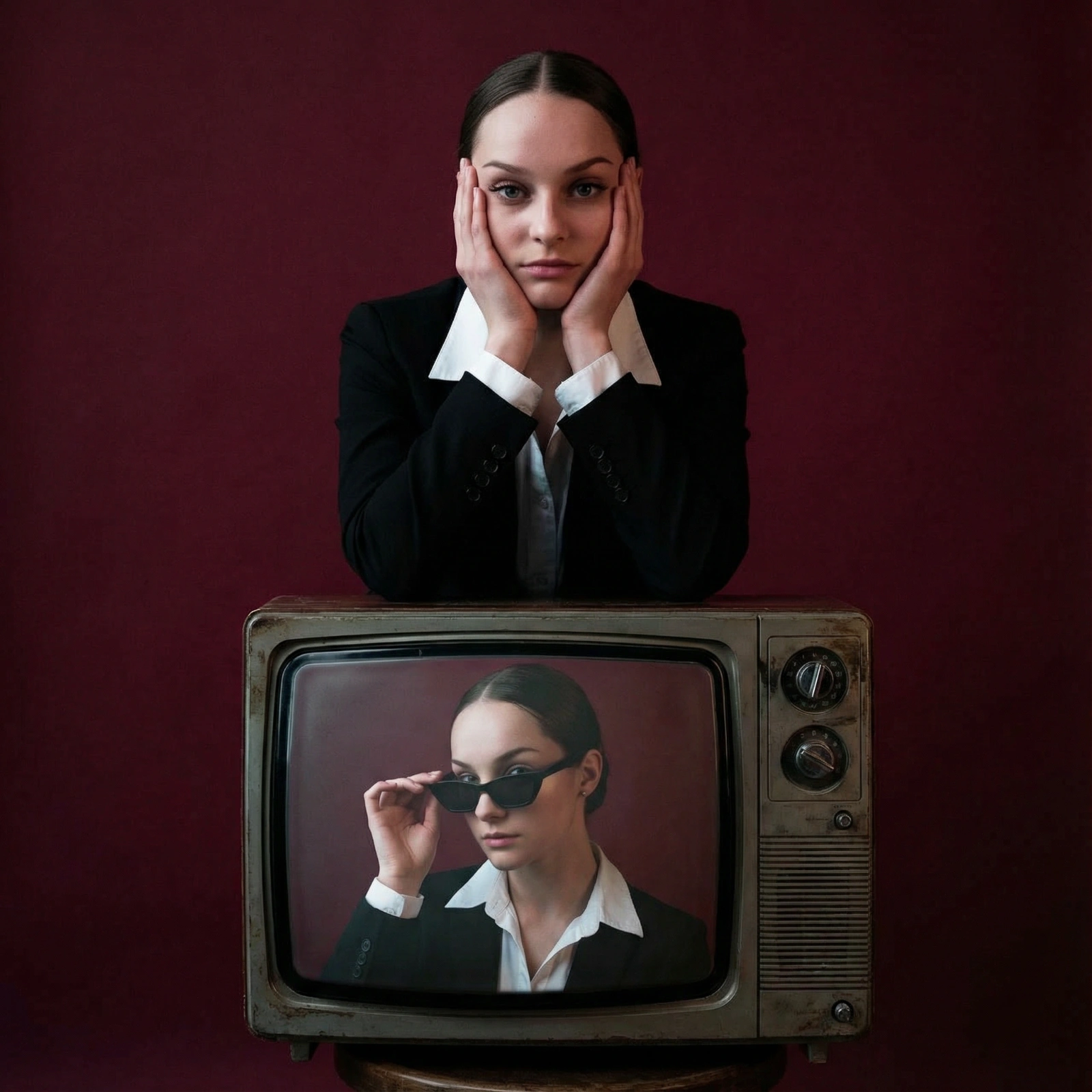 Retro Sync Fashion Portrait