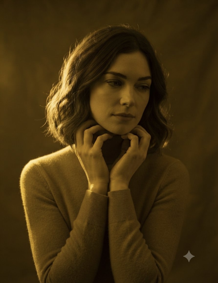 Timeless grace in golden light Gemini...