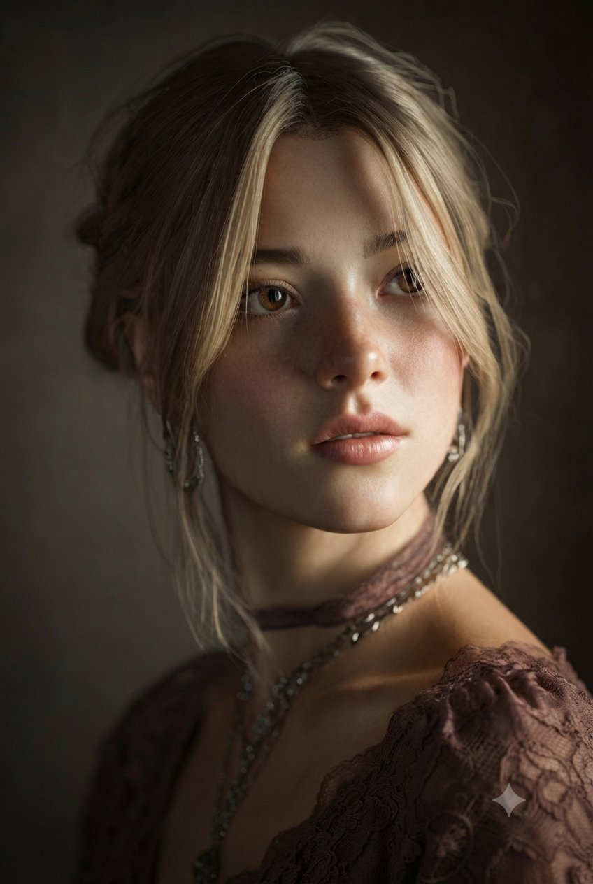 Timeless portrait in soft light Gemini...