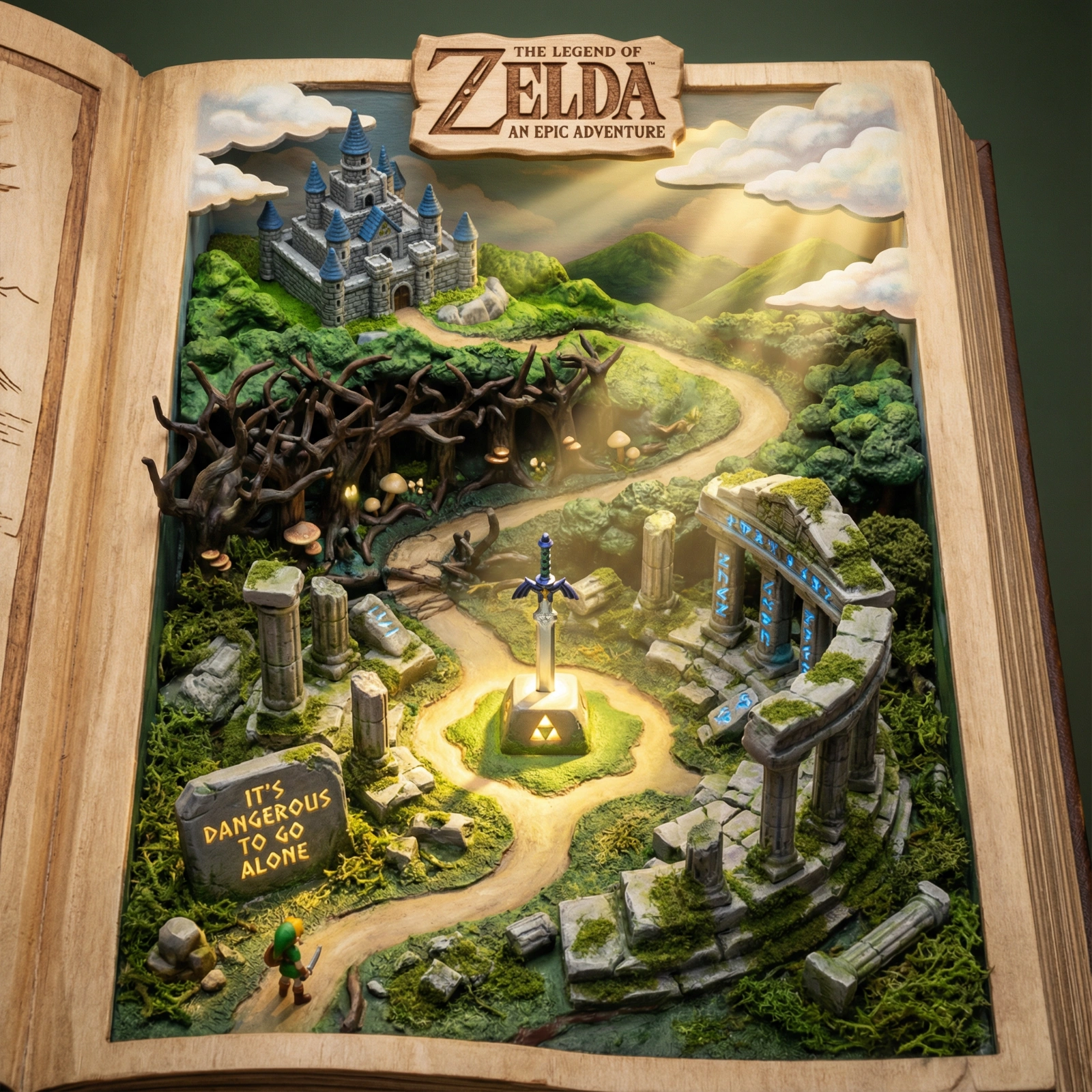Zelda Isometric Adventure Diorama