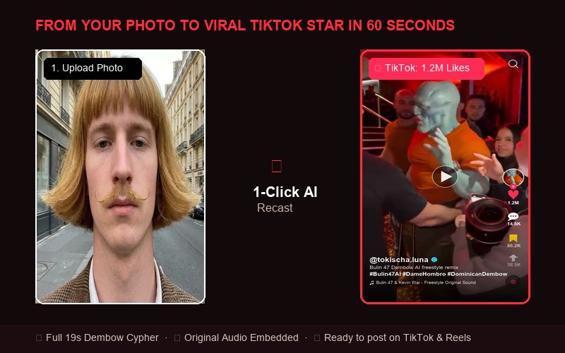 Bulin 47: upload one photo, get a viral TikTok freestyle video